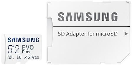 Samsung EVO Plus 512GB SDXC UHS-I U3 MicroSD Memóriakártya