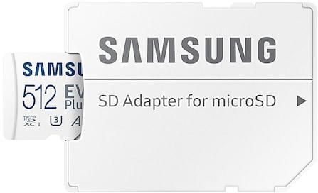 Samsung EVO Plus 512GB SDXC UHS-I U3 MicroSD Memóriakártya