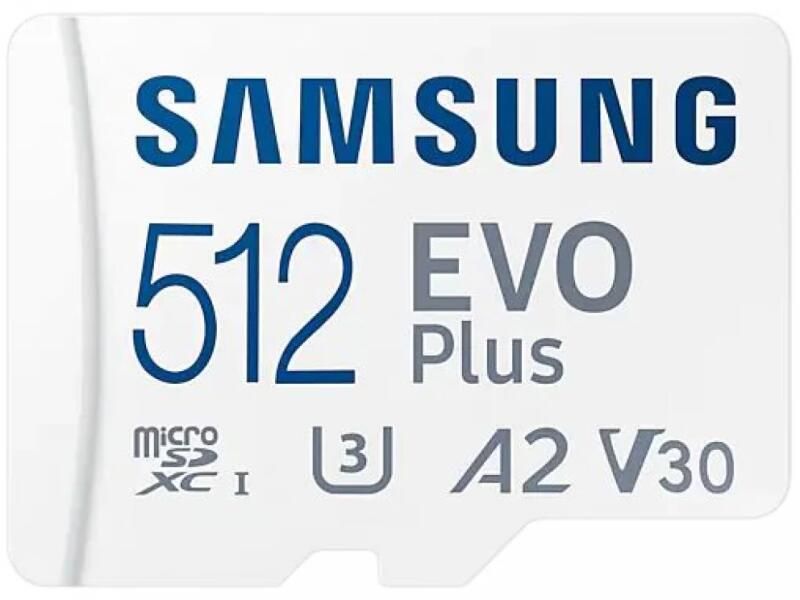 Samsung EVO Plus 512GB SDXC UHS-I U3 MicroSD Memóriakártya