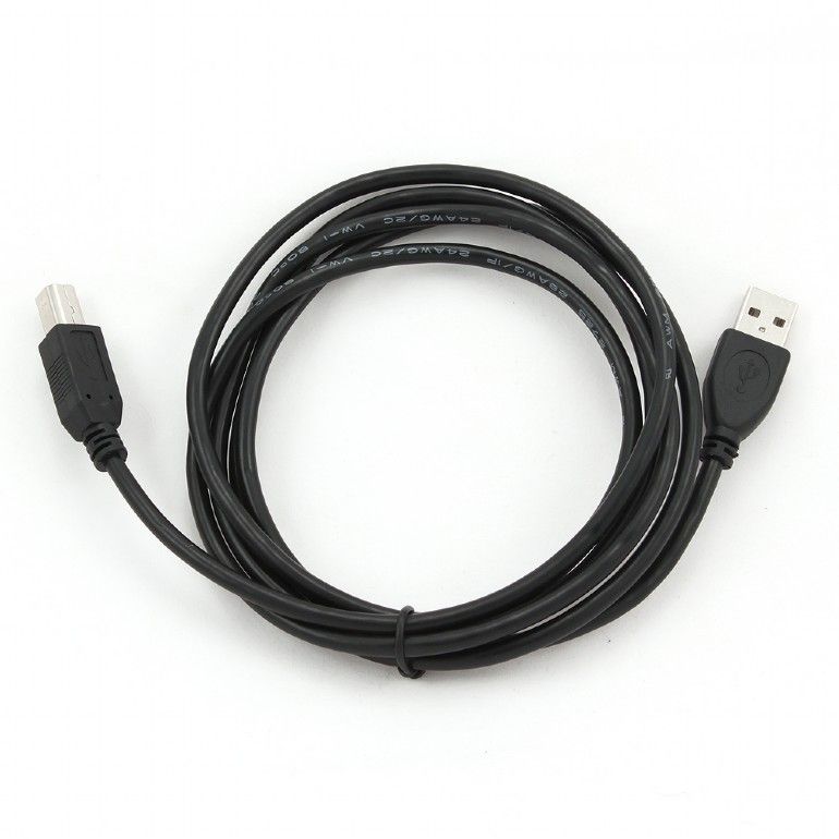 Gembird CCP-USB2-AMBM-6 USB2.0 A-B 1,8m kábel fekete