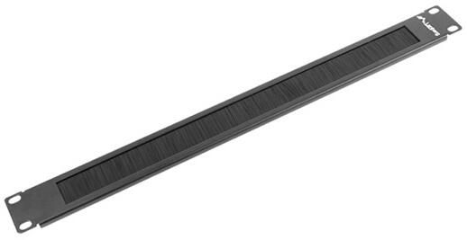 Lanberg AK-1101-B 19&quot; 1U fekete fésűs panel