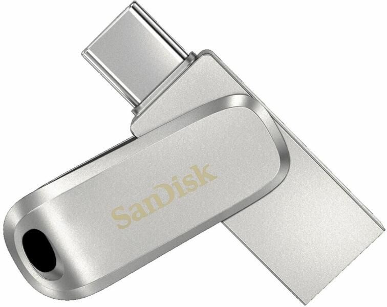 Sandisk Dual Drive Luxe USB3.1 Type-C ezüst  256GB Pendrive