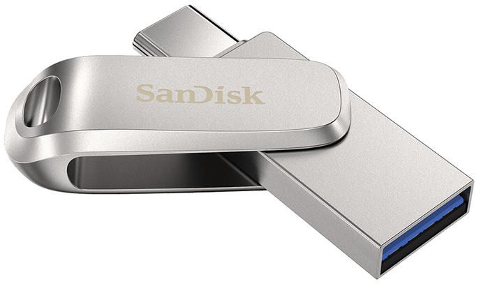 Sandisk Dual Drive Luxe USB3.1 Type-C ezüst  256GB Pendrive
