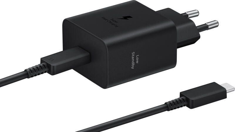 Samsung EP-T4511XBEGEU hálózati töltő 45W + USB-C - USB-C kábel fekete