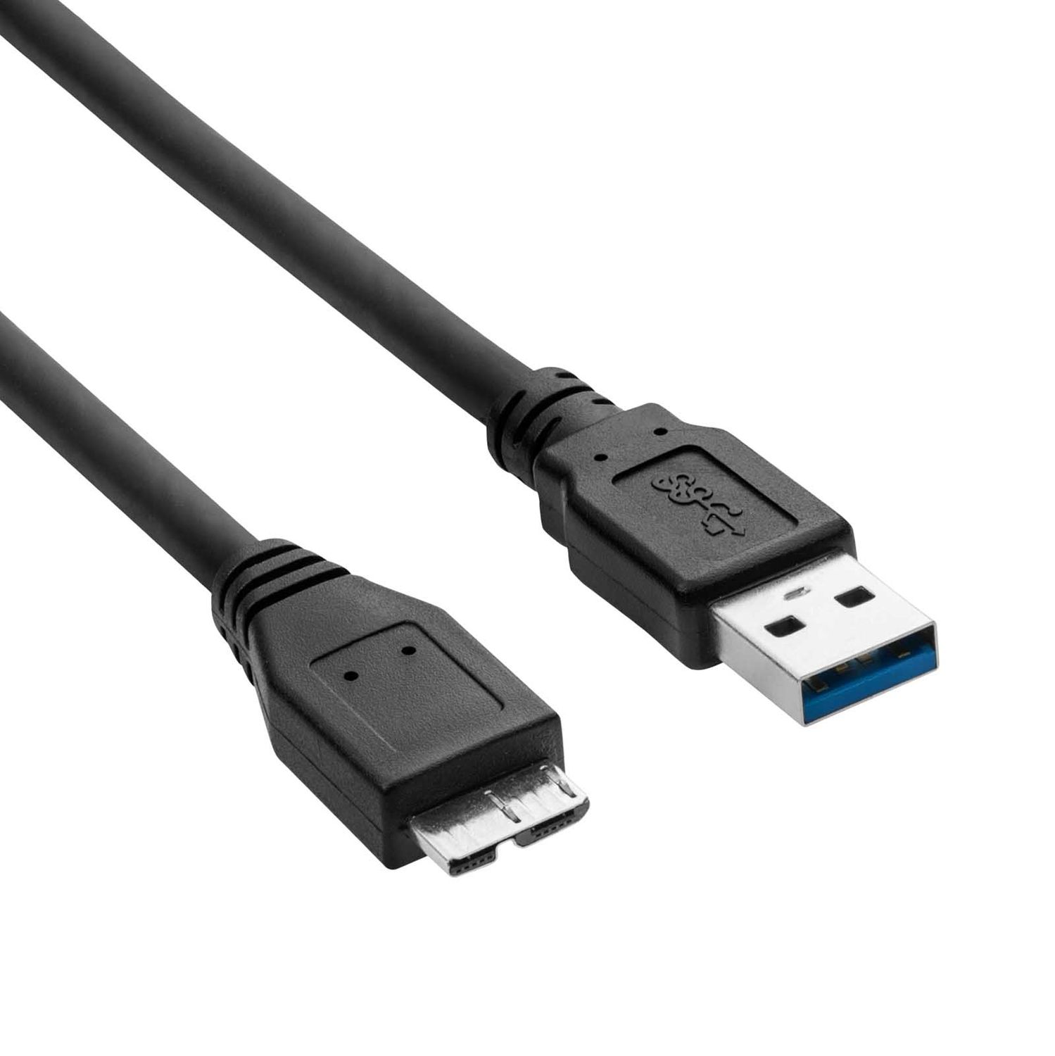 Akyga AK-USB-26 USB 3.0 A / USB Micro B 0,5m Black kábel