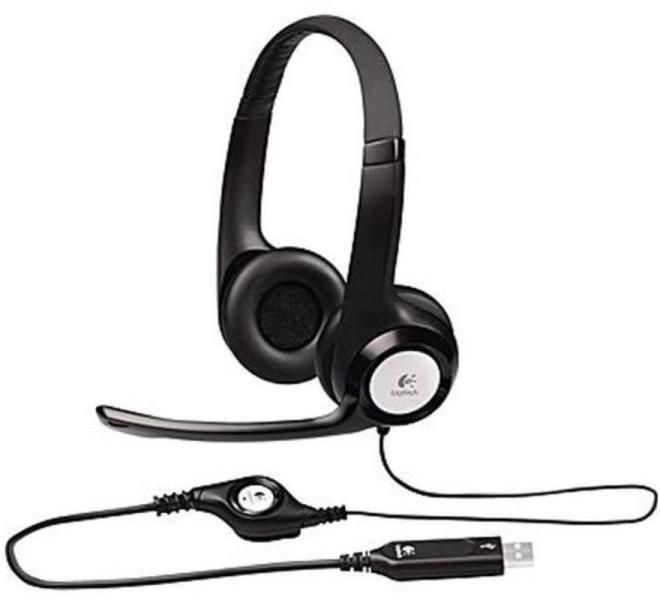 Logitech H390 mikrofonos fejhallgató