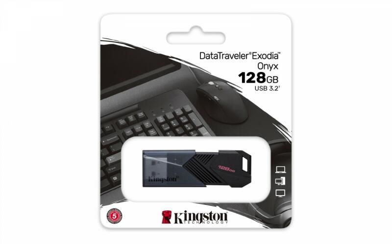 Kingston 128GB Exodia Onyx DTX USB3.2 Pendrive