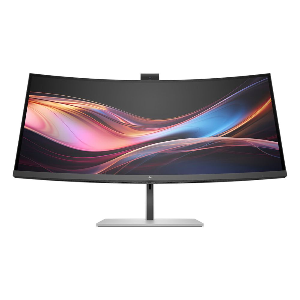 HP Series 7 Pro WQHD Conferencing Monitor - 734pm;;3440x1440, 2000:1, 400cd/m2, HDMI, DP, USB-C, TB4, USB Hub, Webcam, Speakers, RJ-45, AG
