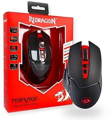 Redragon Mirage wireless gamer egér fekete