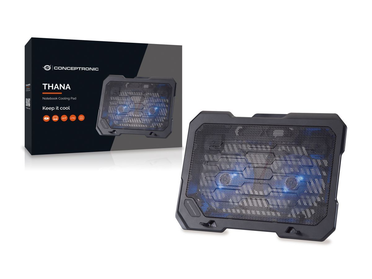 Conceptronic 15,6&quot;-ig THANA01B NB hűtőpad