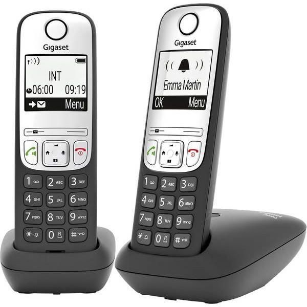 Gigaset A690 DUO vezeték nélküli (DECT) telefon, fekete