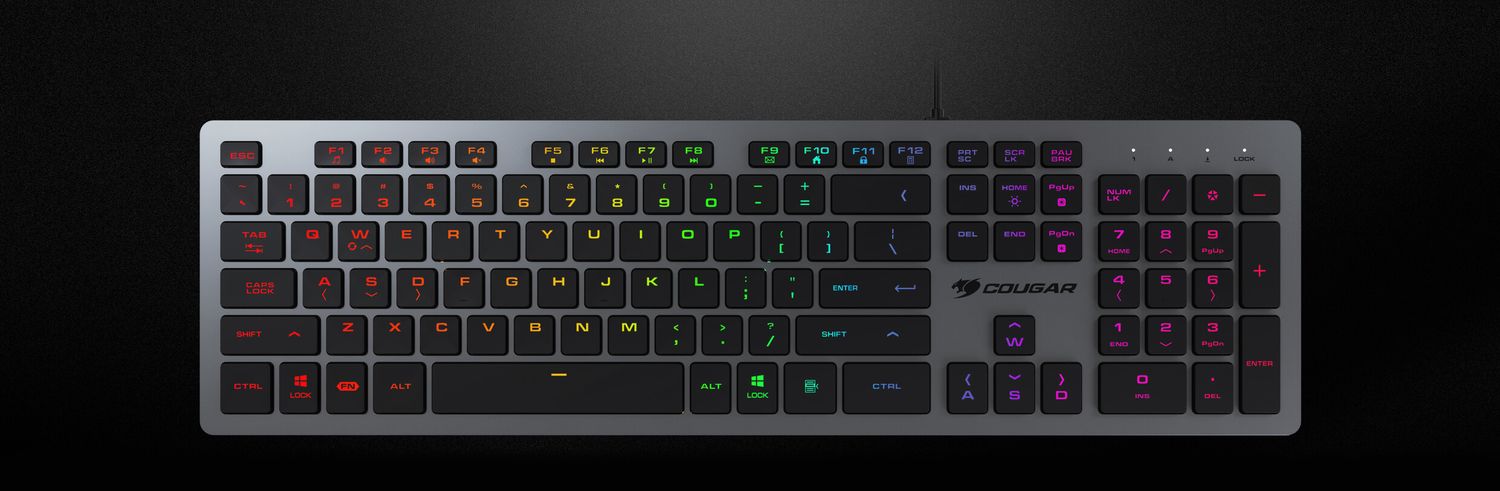 Cougar Vantar Gaming Black HU világítós Billentyűzet