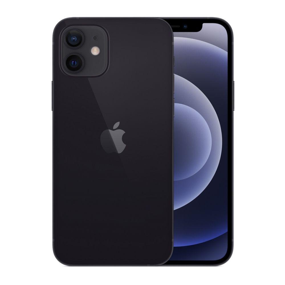 Apple iPhone 12 128GB Black;;USB-C/Lightning Cable, batteryCARE+