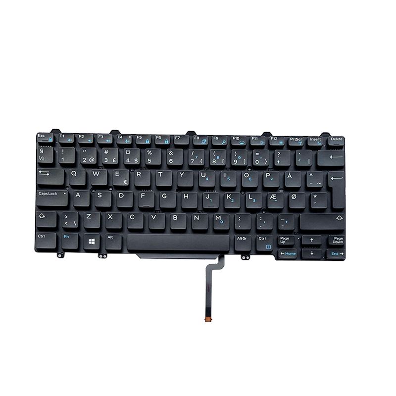 Keyboard Dell Latitude E5450/E5470/5480/5490/5491/E7450/E7470/7480/7490;backlit, big enter, P/N N7XJY