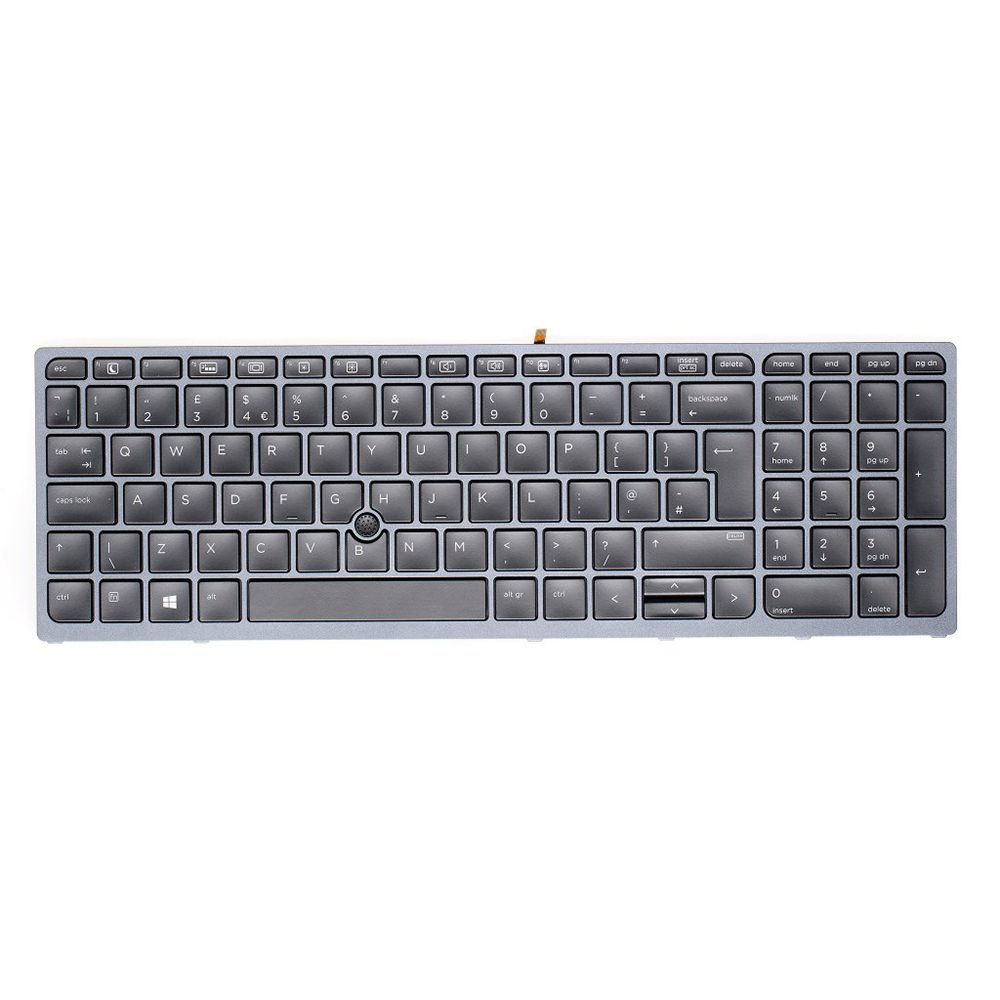 Keyboard HP Zbook 15/17 G3/G4;backlit, trackpoint, big enter, P/N 848311-031