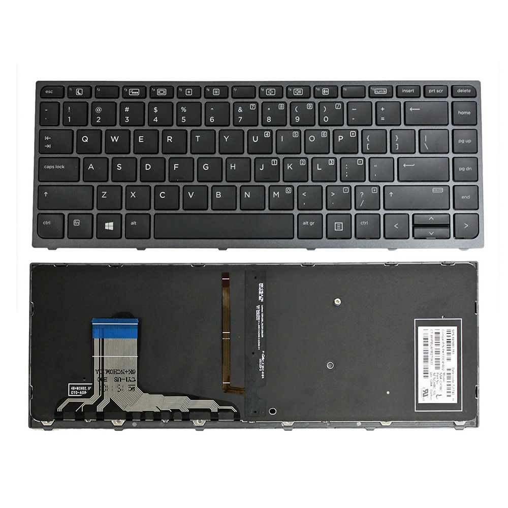 Keyboard HP Zbook Studio G3/G4;backlit, small enter, P/N 841681-001
