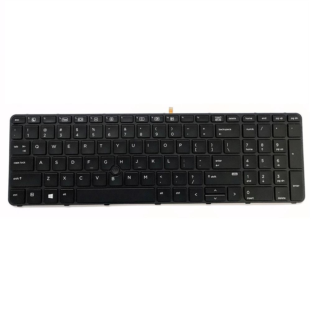 Keyboard HP 650 G2/G3;backlit, trackpoint, small enter, P/N 841145-001