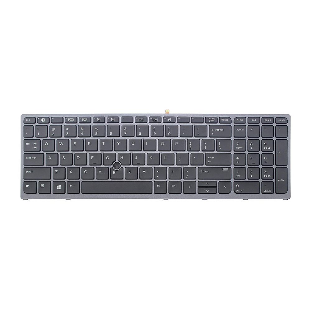Keyboard HP Zbook 15/17 G3/G4;backlit, trackpoint, small enter, P/N 848311-001