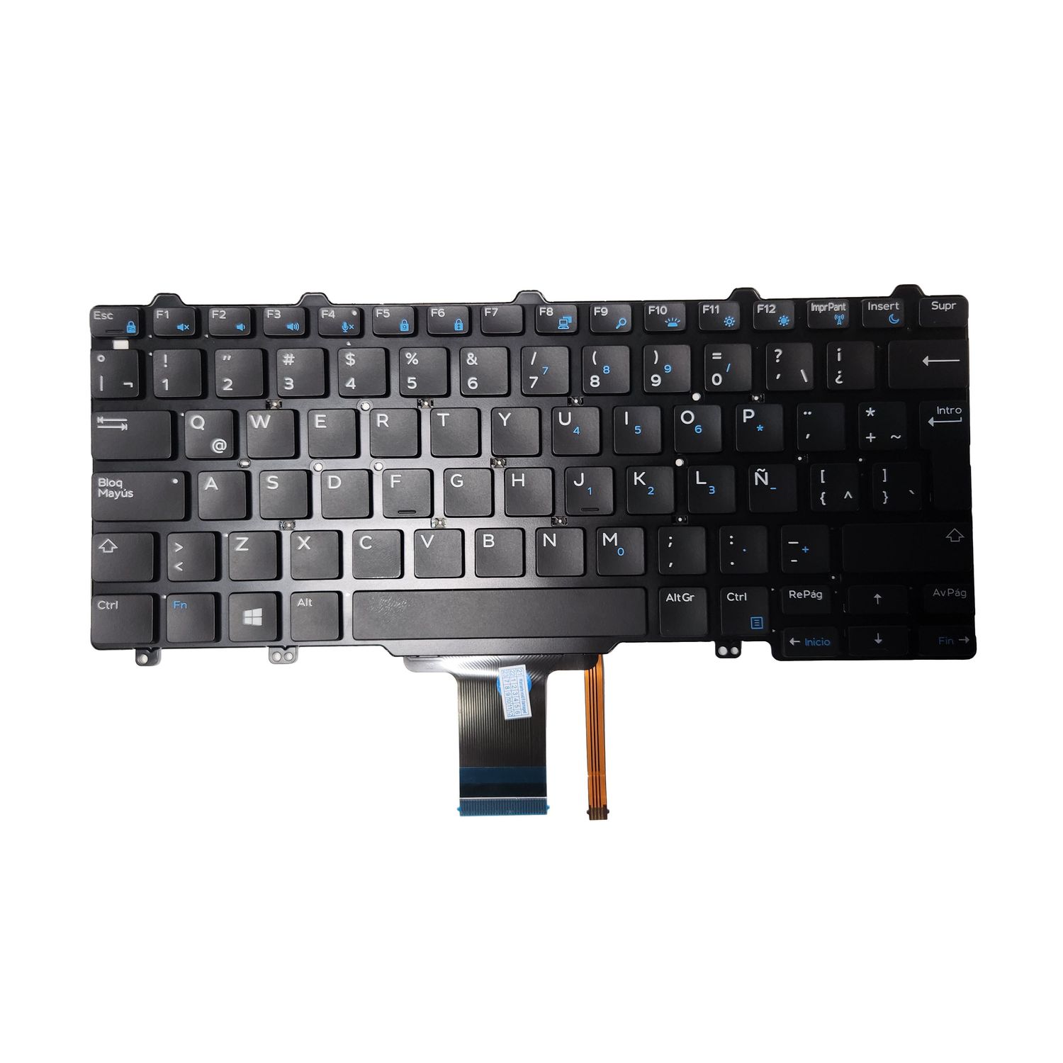 Keyboard Dell E7250 / E7270 / E5250 / E5270;backlit, big enter, P/N 048G8Y