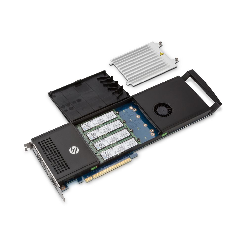 HP Z Turbo Drive Quad Pro Card; 4x M.2 PCIe SSD modules;USED