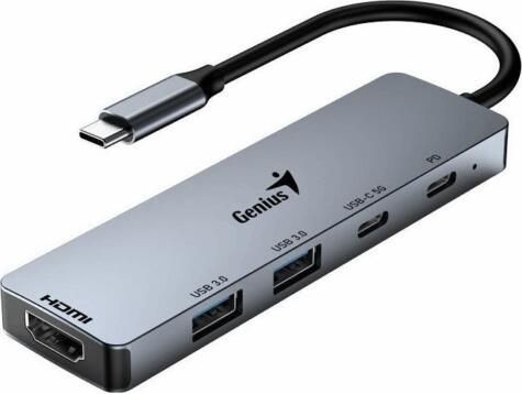 Genius UH-500 5 portos USB-C elosztó