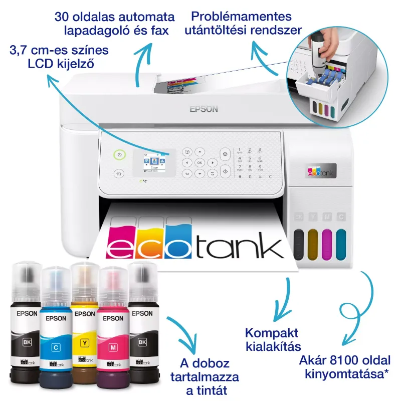Epson EcoTank L5316 MFP tintatartályos nyomtató