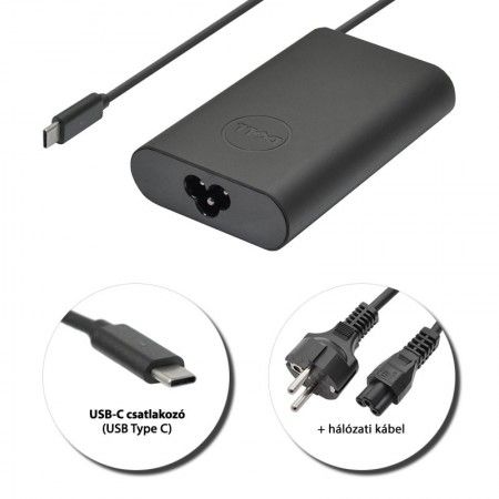 Dell 20V/3.25A 5V/3A 65W USB-C (type-C) NB töltő