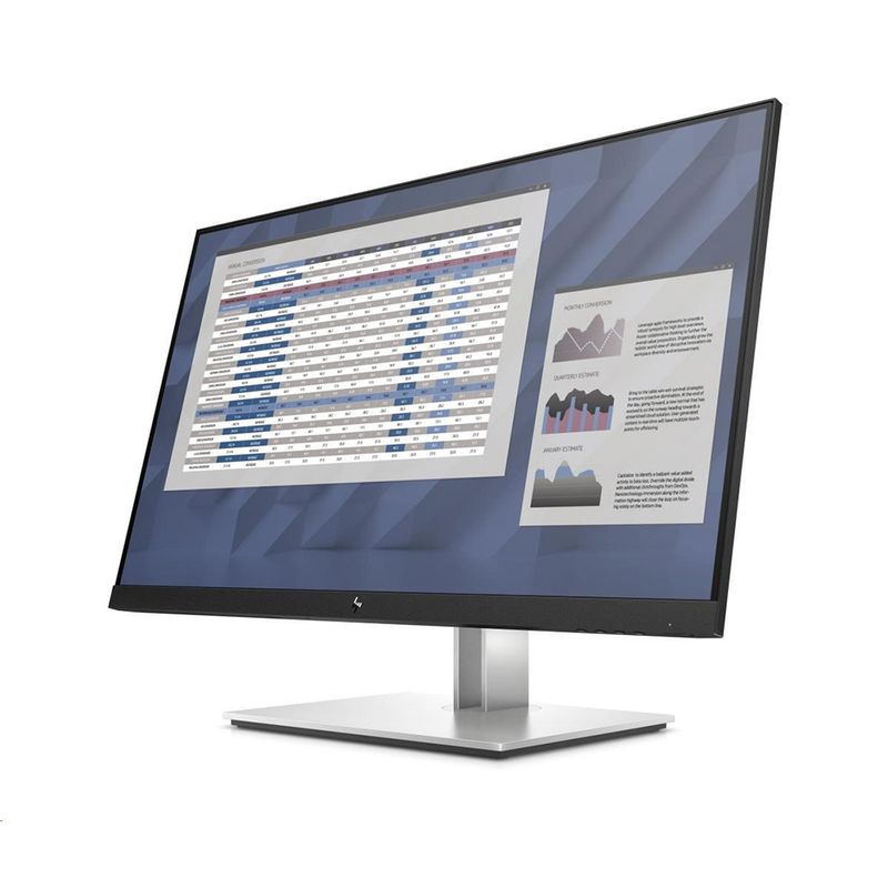 LCD HP 27&quot; E27 G4; black/silver;1920x1080, 1000:1, 250cd/m2, VGA, DisplayPort, HDMI, USB Hub, AG