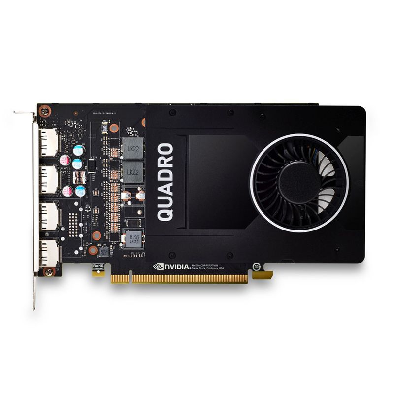 NVIDIA Quadro P2200 5GB;4x DisplayPort, Full-profile, NEW