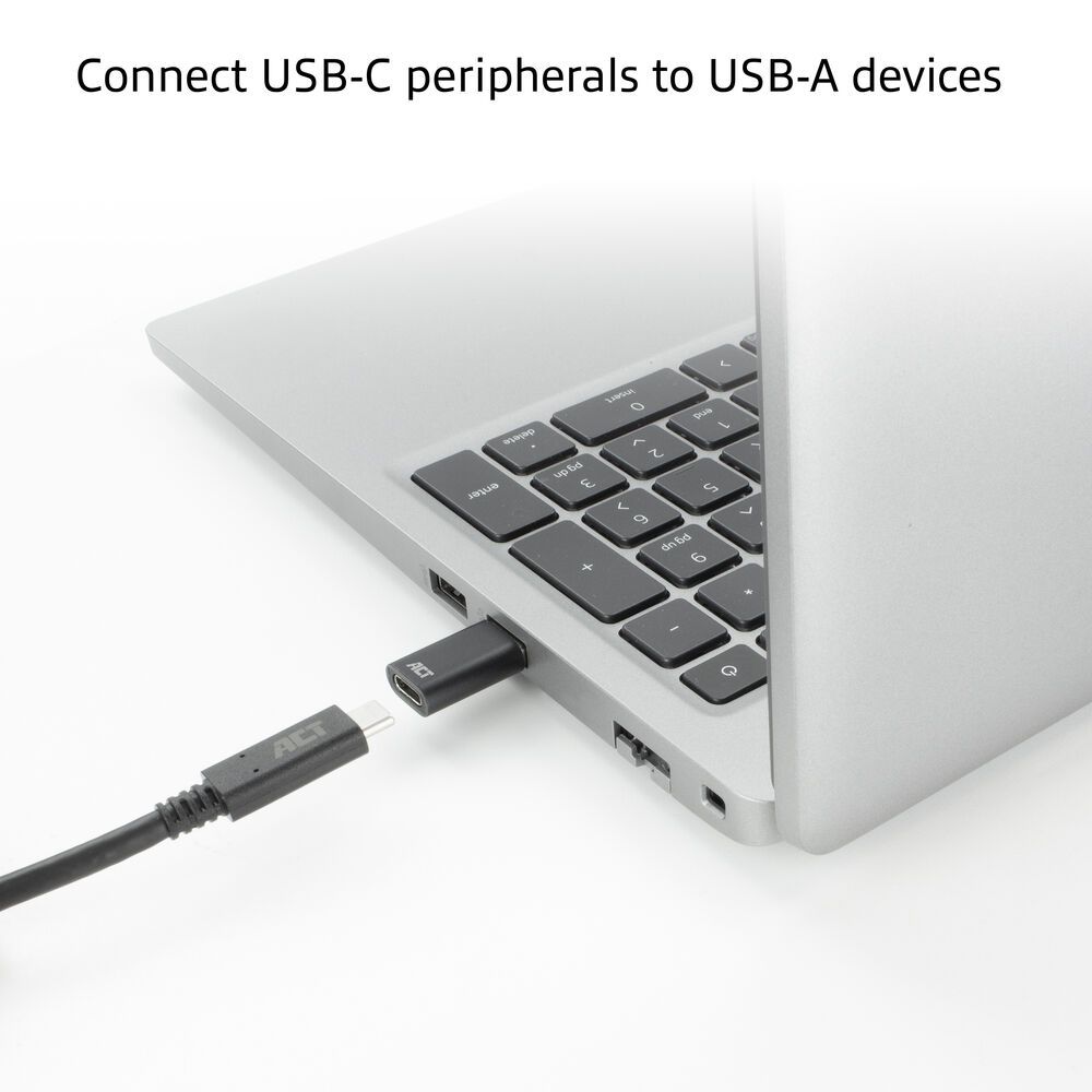 ACT AC7376 USB-A male USB-C female USB3.2Gen1 5Gbps adapter