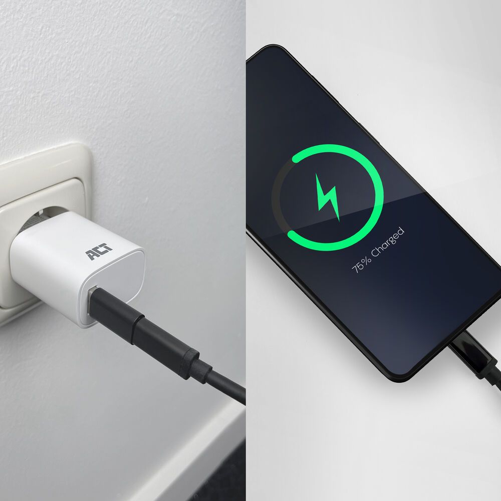 ACT AC7376 USB-A male USB-C female USB3.2Gen1 5Gbps adapter