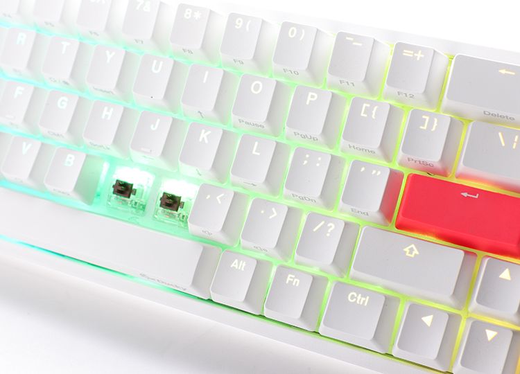 Ducky ONE 2 SF MX Speed Silver RGB LED mechanikus billentyűzet HU fehér