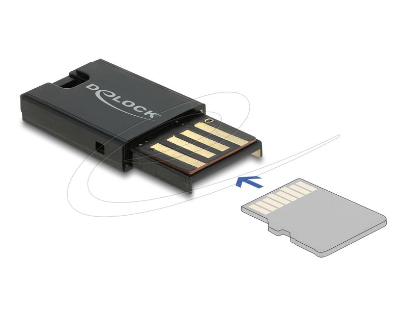 Delock 91603 USB2.0 MicroSD kártyaolvasó