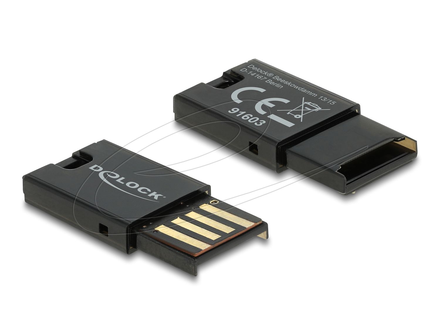 Delock 91603 USB2.0 MicroSD kártyaolvasó