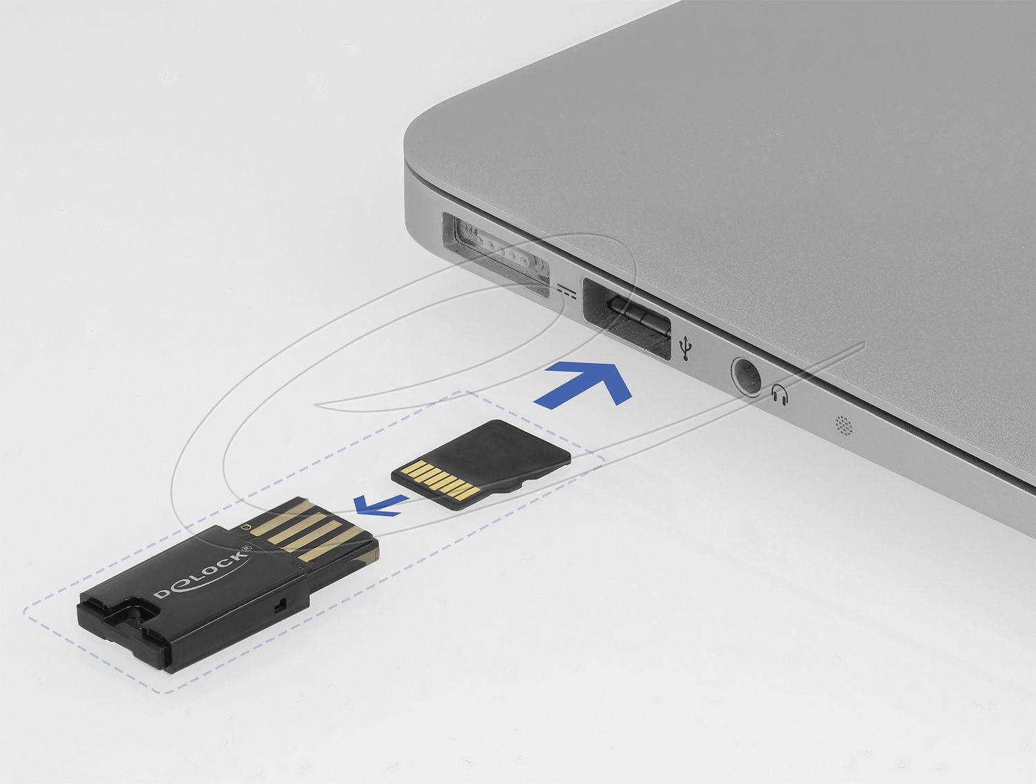 Delock 91603 USB2.0 MicroSD kártyaolvasó