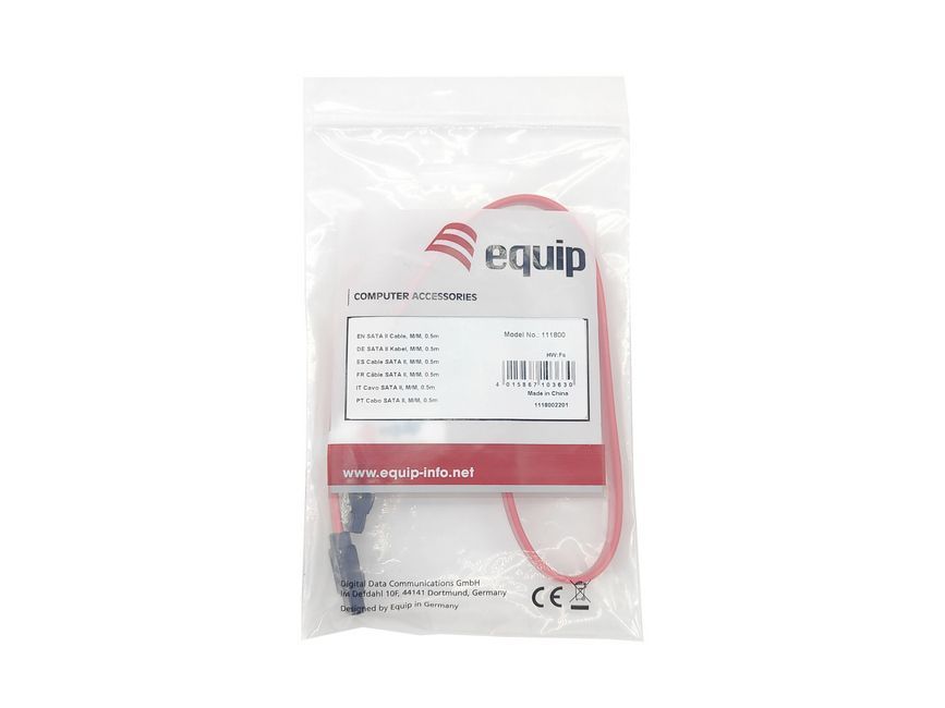 Equip 111804 SATA2 L 1m kábel