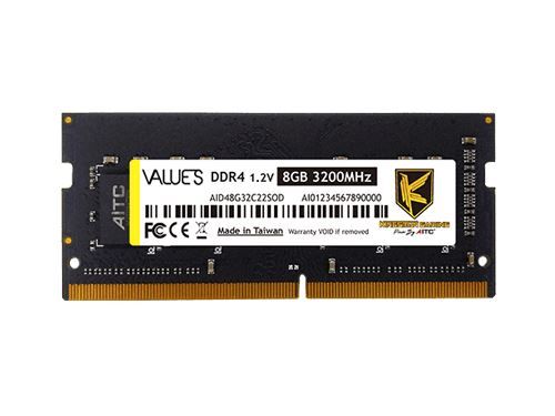 Kingsman 8GB 3200MHz RAM DDR4 SODIMM KSD48G32C22SOD