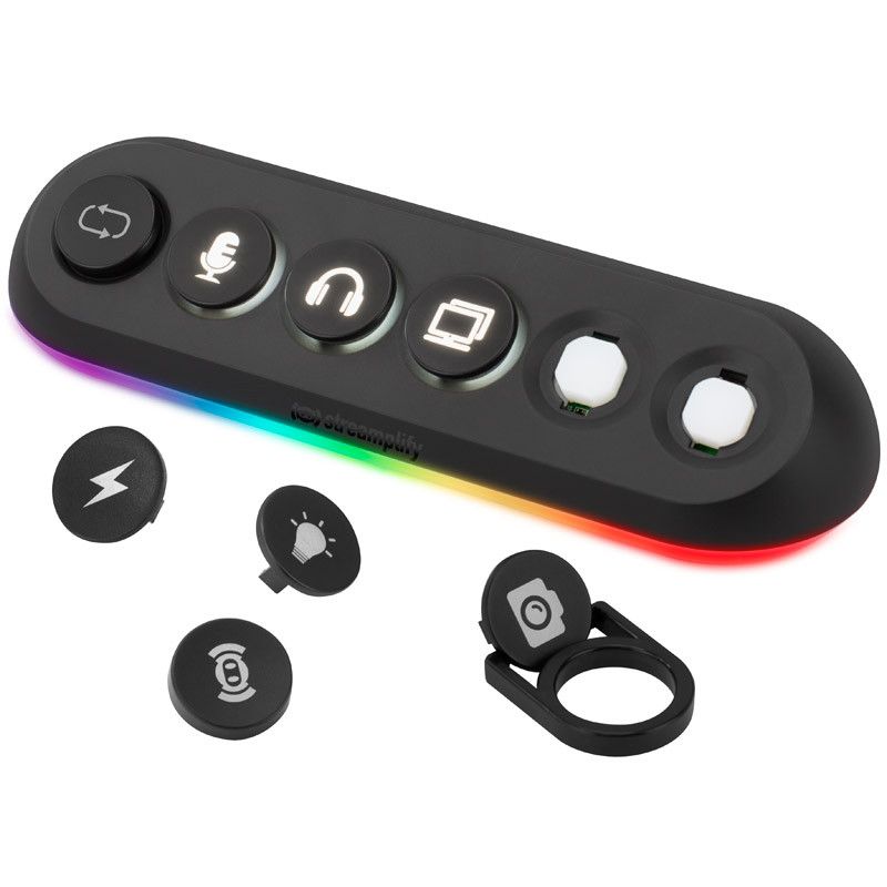 Streamplify Deck 5 RGB 12V USB elosztó fekete