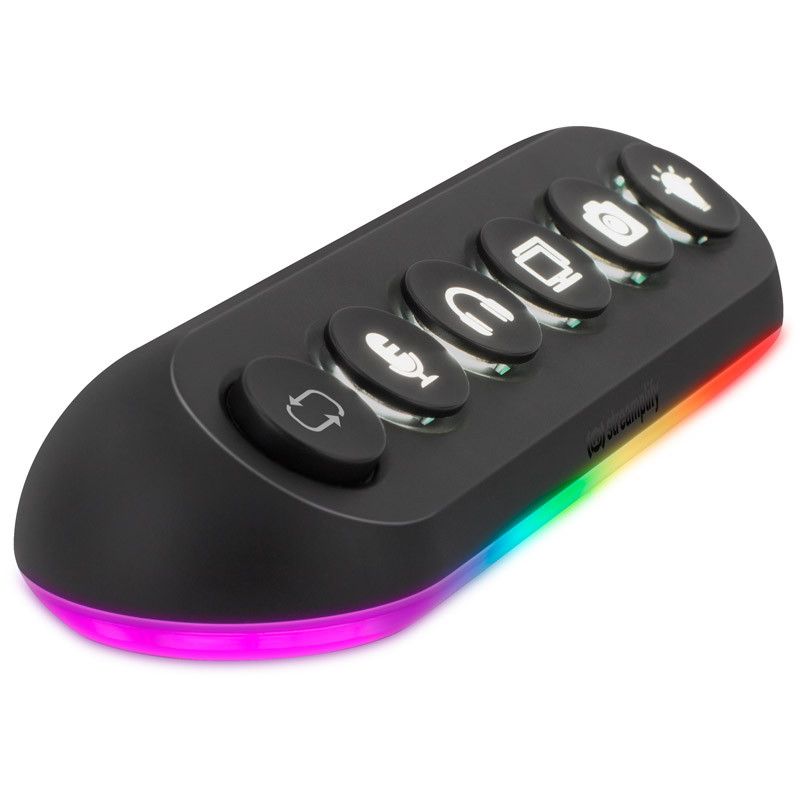 Streamplify Deck 5 RGB 12V USB elosztó fekete
