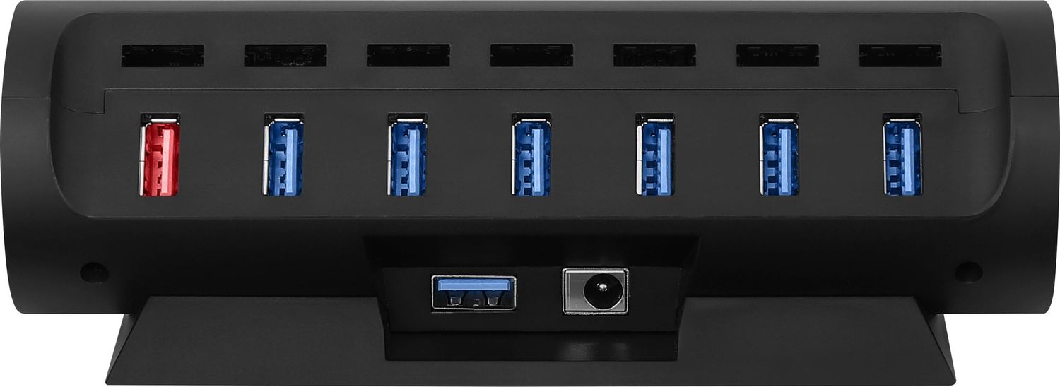 Streamplify CTRL 7 Slot RGB 12V USB elosztó fekete