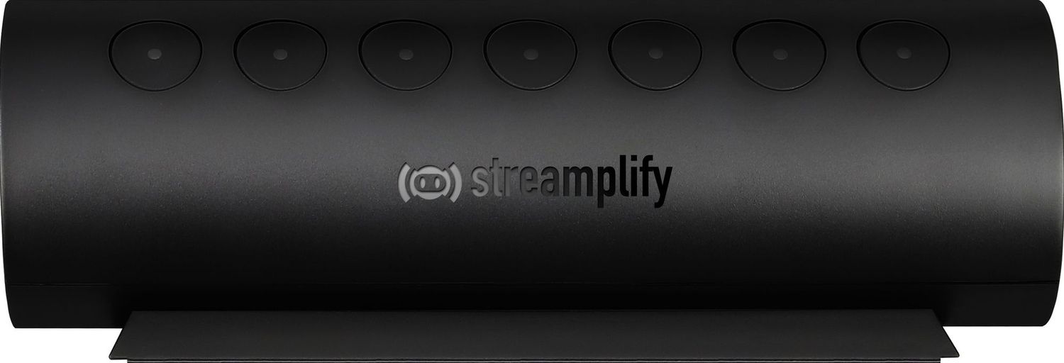 Streamplify CTRL 7 Slot RGB 12V USB elosztó fekete
