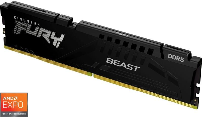 KINGSTON FURY Memória DDR5 16GB 5600MT/s CL36 DIMM Beast Black EXPO