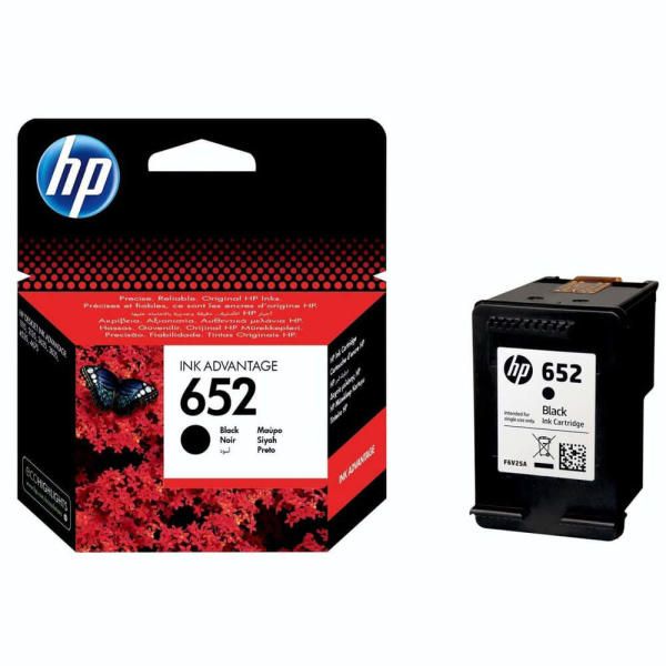 HP F6V25AE no.652XL fekete utángy. tintapatron