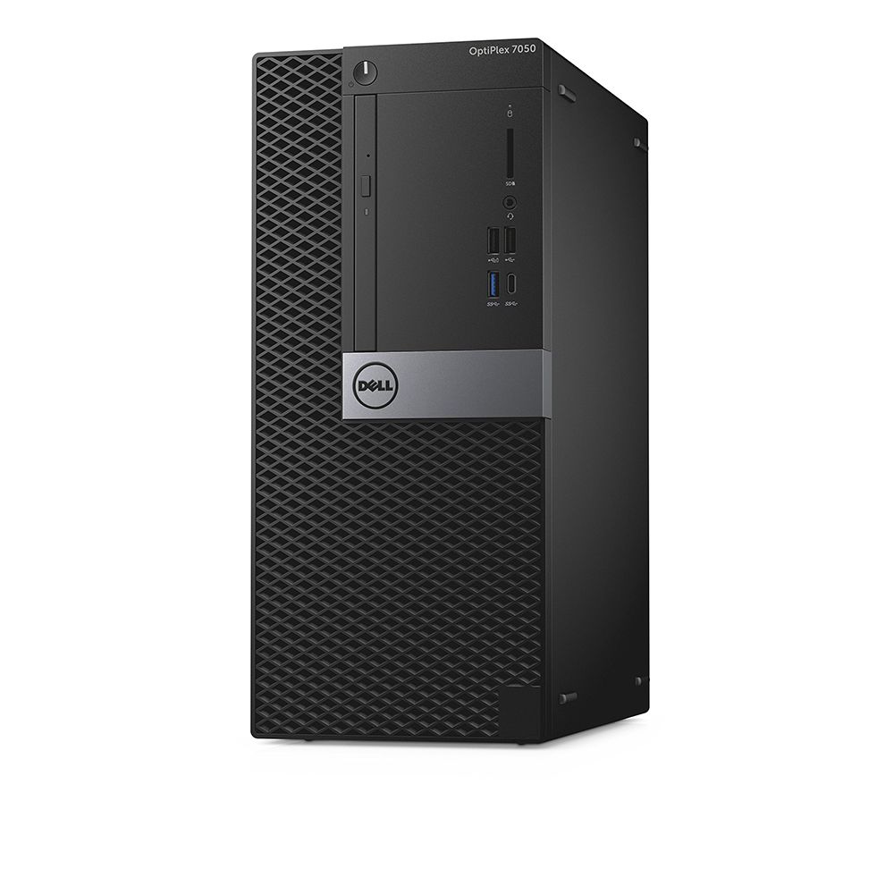 Dell Optiplex 7050 MT; Core i5 7500 3.4GHz/8GB RAM/256GB SSD;DVD-RW/Intel HD Graphics/Win 10 Pro 64-bit