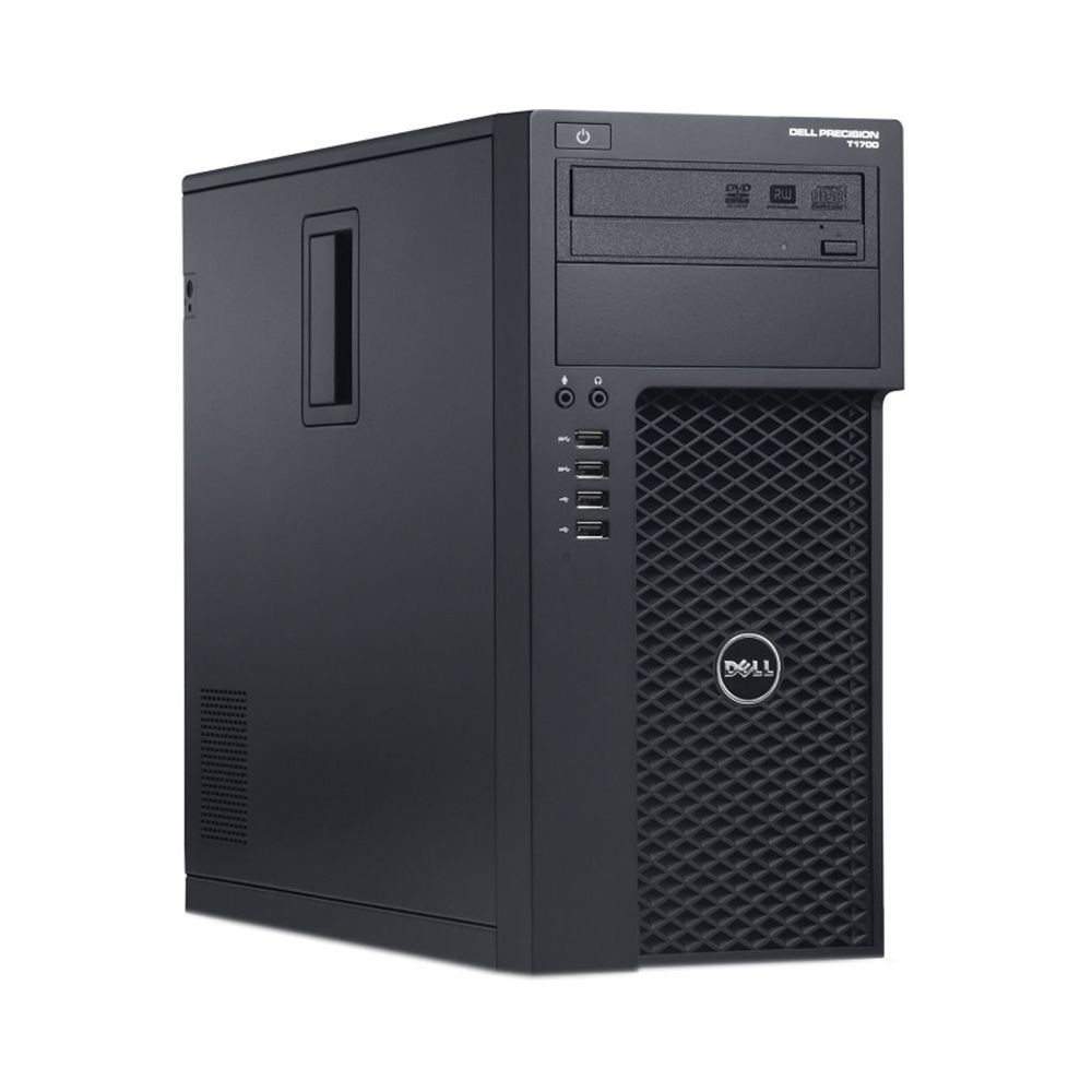Dell Precision T1700; Intel Xeon E3-1220 v3 3.1GHz/16GB DDR3/256GB SSD;DVD-RW/cardreader/Quadro 600 1GB/Win 10 Pro 64-bit