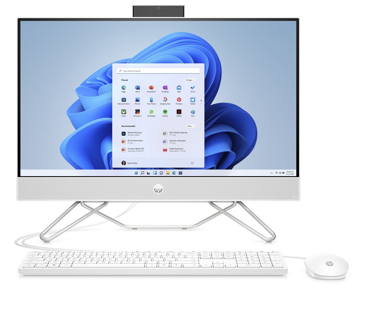 HP 24-cb1002nv All-in-One; Core i5 1235U 1.3GHz/8GB RAM/512GB SSD PCIe;WiFi/BT/webcam/Intel Iris Xe/23.8&quot; FHD (1920x1080)/Win 11 64-bit/Basic Stand