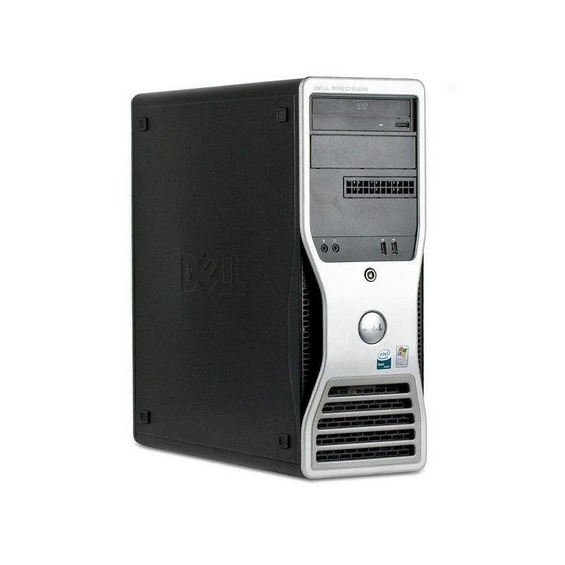 Dell Precision T3500; Intel Xeon W3503 2.4GHz/6GB DDR3 ECC/240GB SSD;DVD-ROM/ATI FirePro 2260 256MB/Win 10 Pro 64-bit