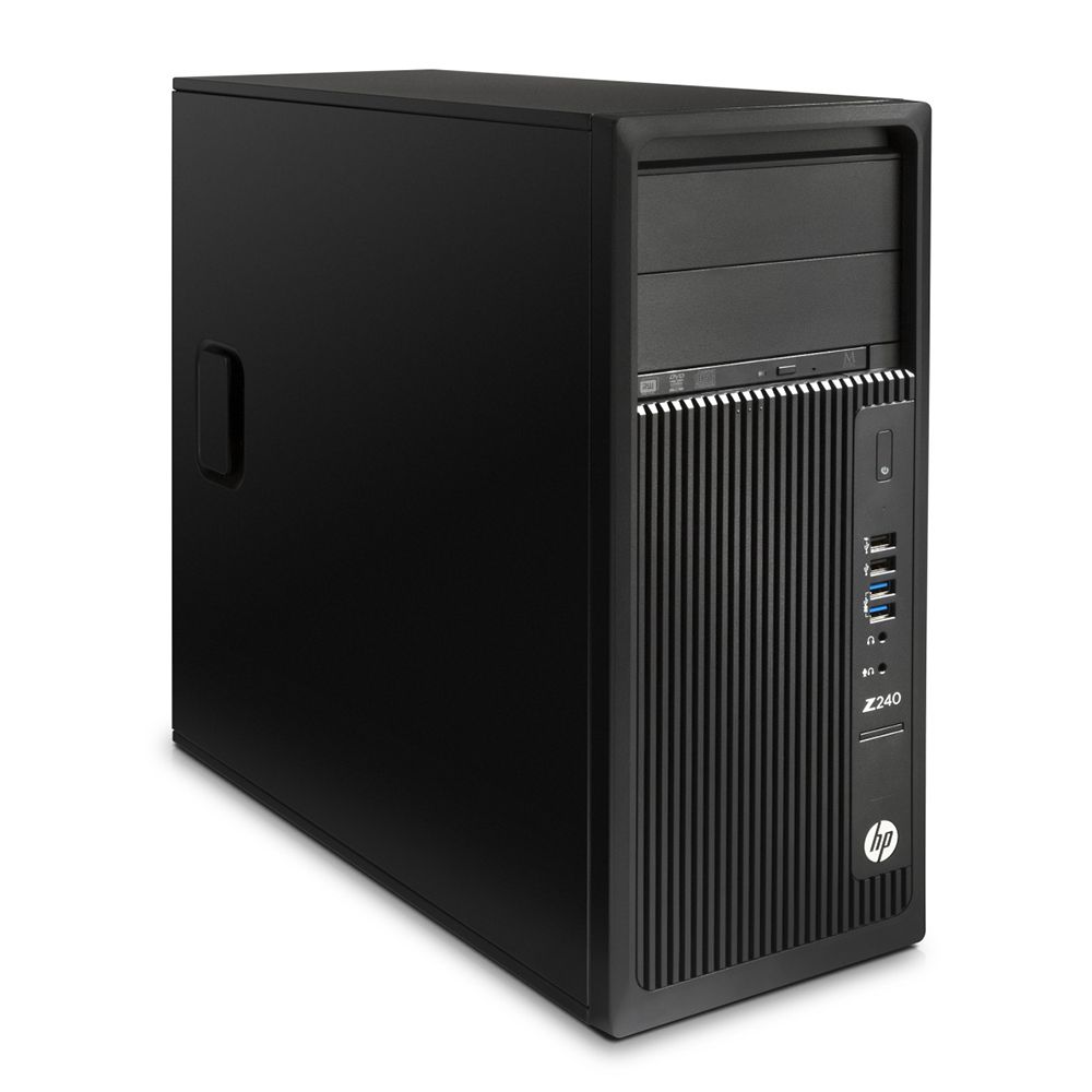 HP Z240 WorkStation; Intel Xeon E3-1240 v5 3.5GHz/16GB RAM/256GB SSD PCIe;DVD-RW/cardreader/Quadro K2200 4GB/Win 10 Pro 64-bit