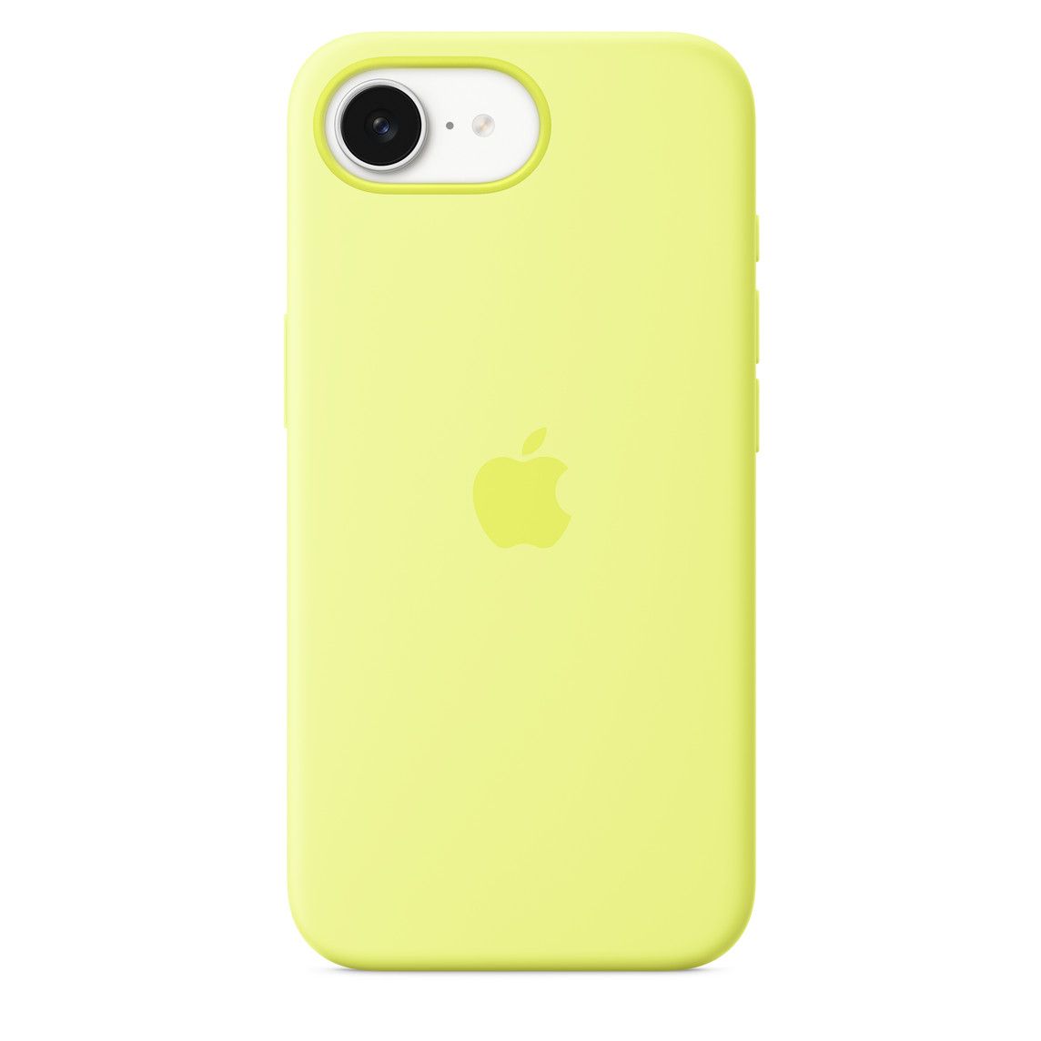 Apple iPhone 16e Silicone Case – Neon Yellow - SEASONAL