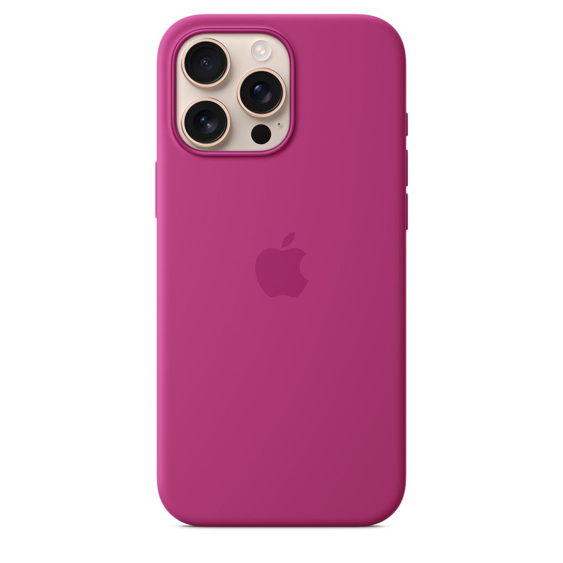 Apple iPhone 16 Pro Max Silicone Case with MagSafe - Fuchsia (Seasonal)